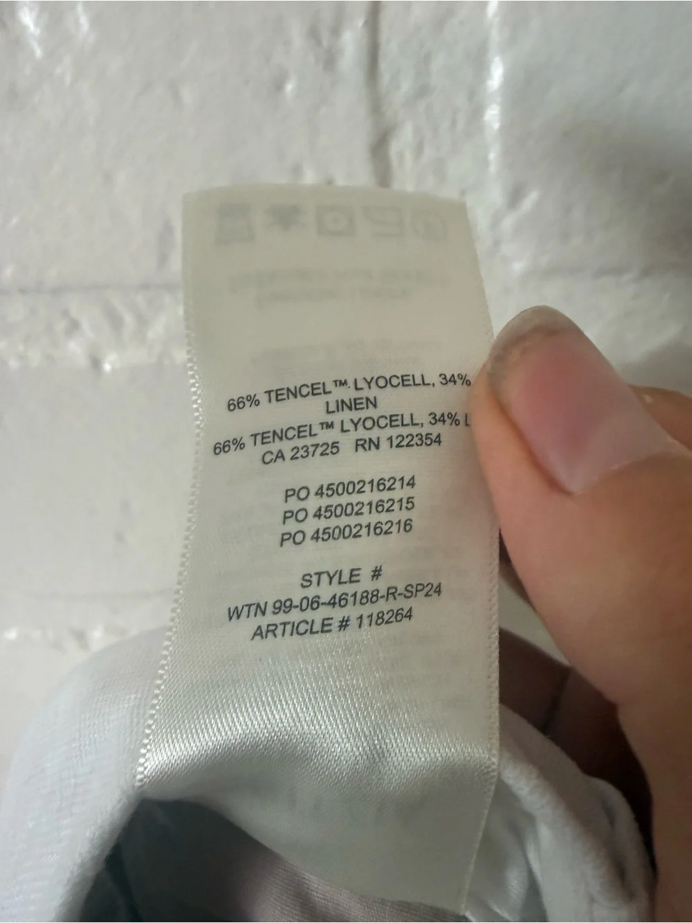 Aritzia The Effortless Pants Cruiselinen Wide Leg in White